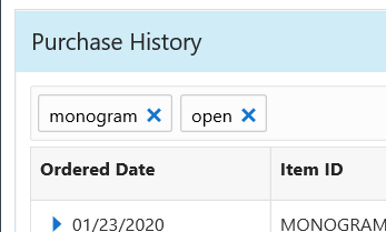 illustrates Search Query with additional filter terms