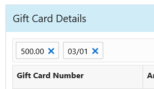 illustrates Search Query with additional filter terms