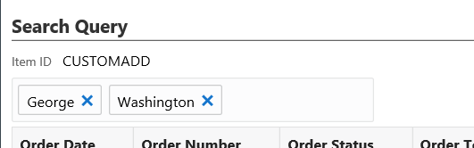 illustrates Search Query with additional filter terms