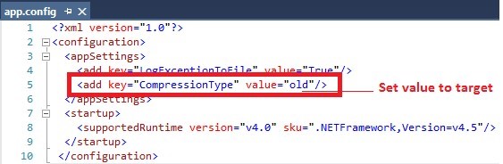 This figure shows the upgrade configuration