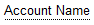 Underlined field name