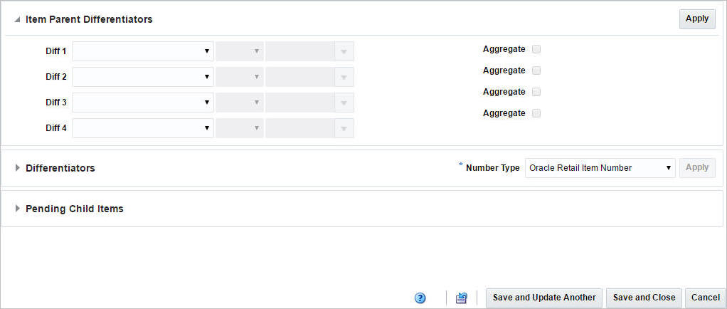 Sections on Staged Diffs window