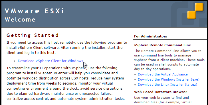 can you use provisioning on vmware esxi 6