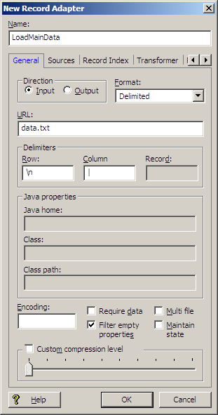 An example of a record adapter.