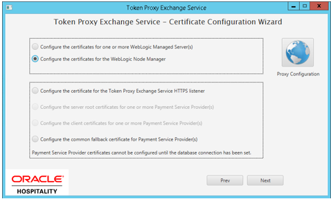 This image shows configuration of the certificates for the WebLogic Node Manager