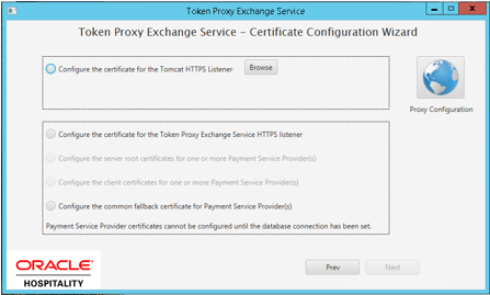 This image shows Tomcat certificate configuration wizard