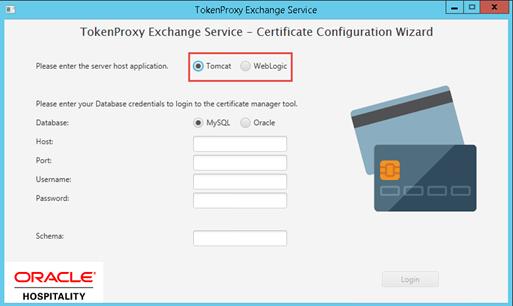 This image shows Token proxy service certificate configuration wizard.