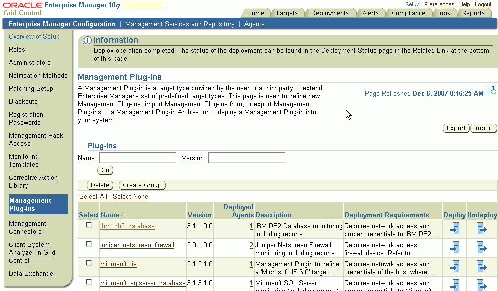 Oracle Enterprise Manager System Monitoring Plug Inインストレーション ガイド For Ibm Db2 Database