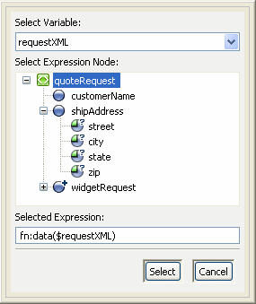 [式ノードの選択]
