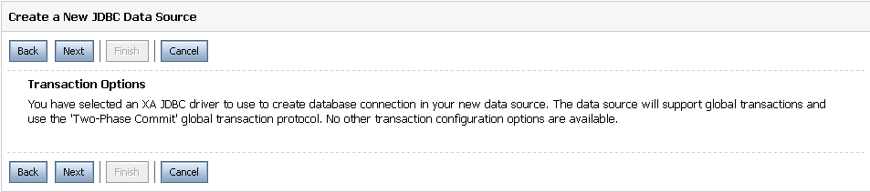 トランザクション オプション