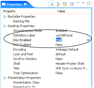Enabling Disc in WorkSpace Studio