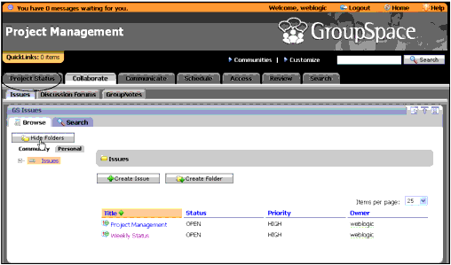 The New Page Appears as a Tab