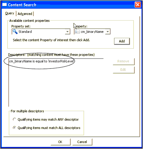 Base the Content Query on a Comparison to a Value You Enter