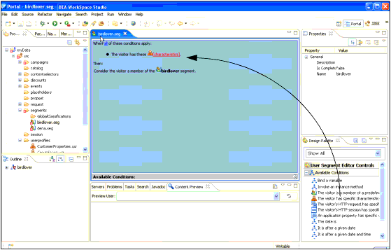 Add a Condition to the User Segment