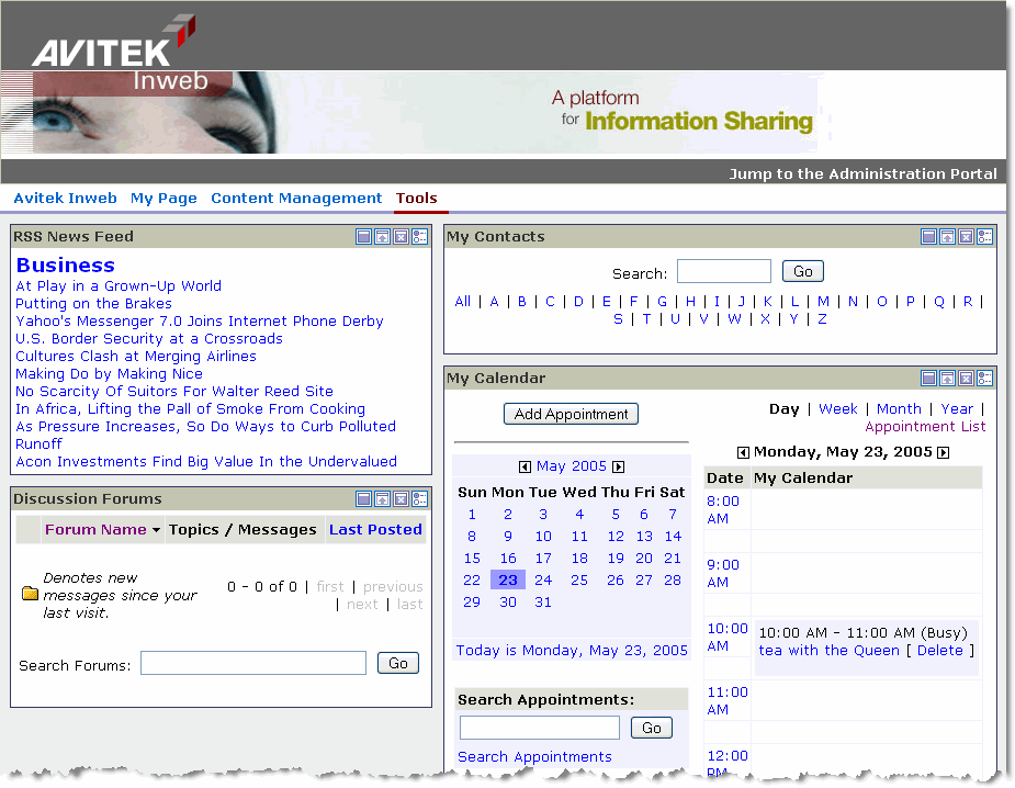 A Portal Desktop