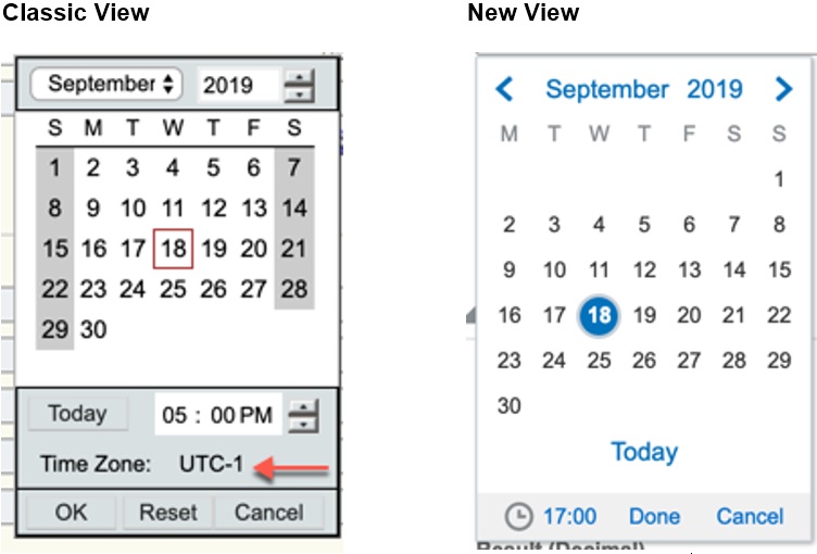 Date Picker Has No Time Zone Information
