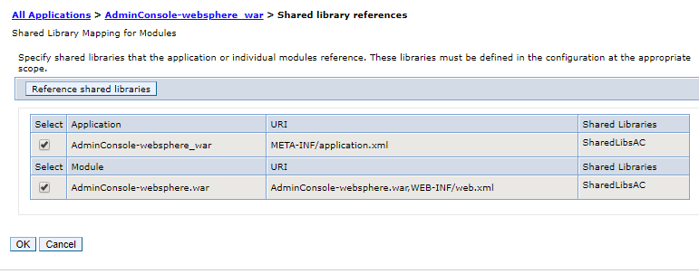 Shared Library References