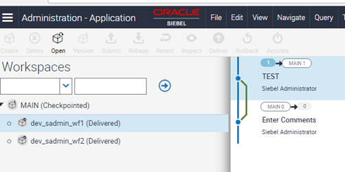 Workflow on different workspace versions: This image is described in the surrounding text.