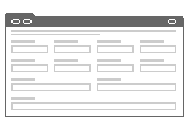 Generic Layout of the Applet List Edit (Edit/New/Query) Template