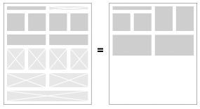Another Example of a Layout That Siebel CRM Creates From the Master Template