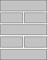 Generic Layout of the View_1Over2Over1 Template