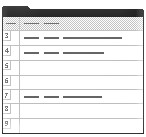 Generic Layout of the eCalendarWeeklyApplet Template. This image is described in surrounding text.
