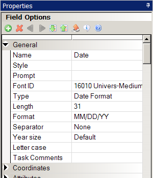 Field options