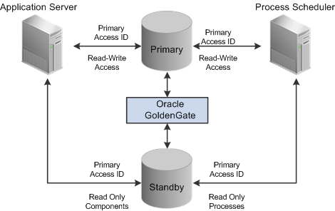 Oracle GoldenGate synchronizing data on the primary and standby databases