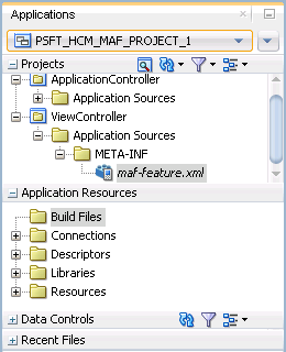 maf-feature.xml in View Controller\Application Sources\META-INF