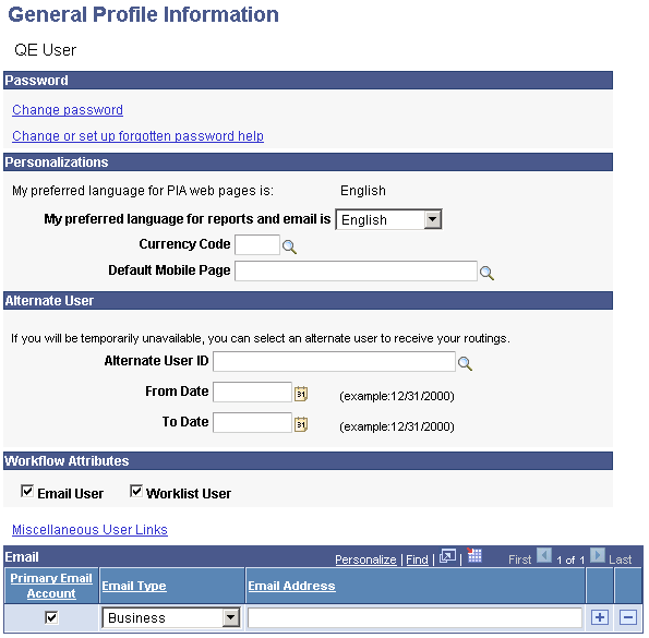 Run-time display of a classic page