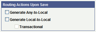 Routing Actions Upon Save box