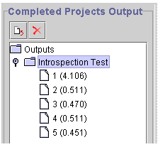Completed Projects Output