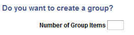 Do you want to create a group? page