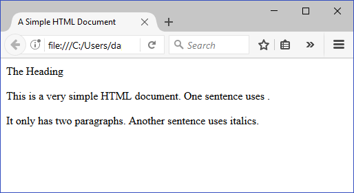 Example file: Sanitized HTML output