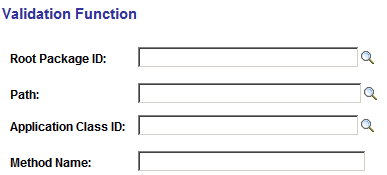 Validation Function page