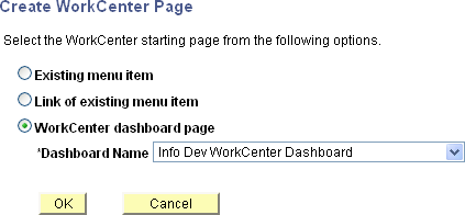 Create WorkCenter Page page