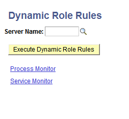 Use the Dynamic Role Rules page to execute role rules for all roles and user profiles.