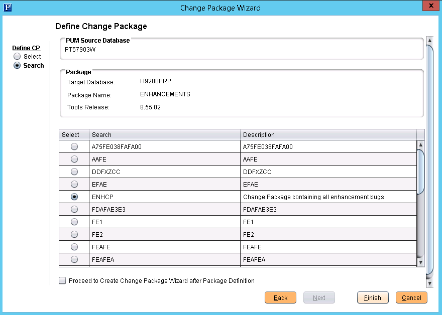 Previously Defined Search Criteria