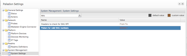 Picture shows System Settings