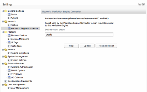 Mediation Engine connector