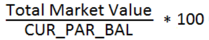 Title: Description of the Total MV for MARKET_VALUE_C formula follows - Description: The illustration shows the formula to calculate the Total MV for MARKET_VALUE_C.