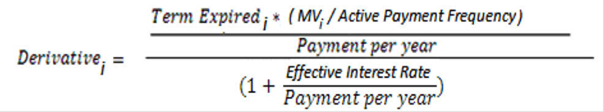 Description of the Derivative formula follows