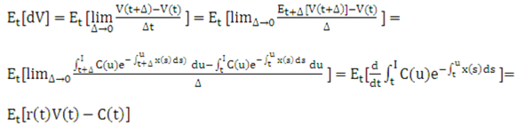 Description of the Transfer Pricing Option Cost Equation 14 follows