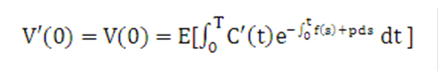 Description of solution for the Transfer Pricing Option Cost Equation 31 and 33 follows