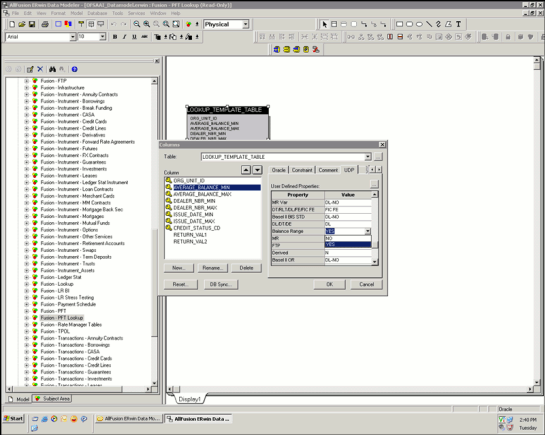 Mapping of Column for Range Property