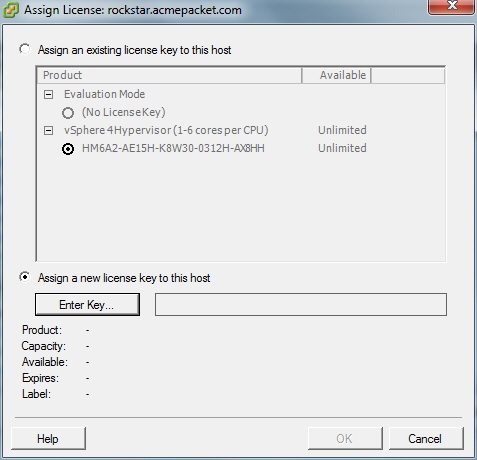This screenshot shows the Assign License dialog box.
