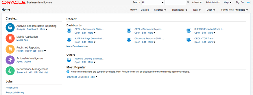 Description: This image illustrates the Analytics Home Page.