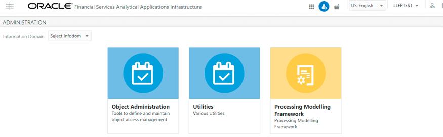 Description: The Administration page.