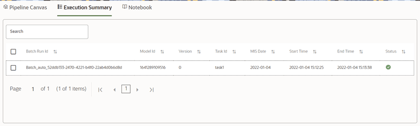 Title: The Execution Summary Tab - Description: The Execution Summary Tab