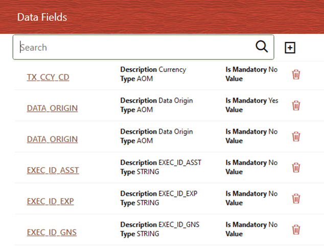This illustration shows the Balance Computation Management Ledger process with the Data Fields tab details. Edit the required details and save the updates.
